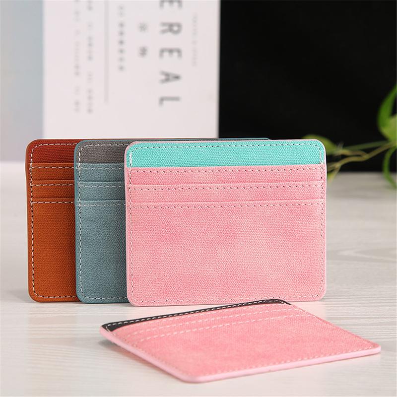 Product Introduction of Fashion Travel Leather ID Card Holder Card Package Money Pocket Business Card Wallet 15