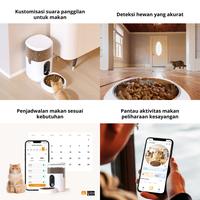 Gambar IMOU Smart Pet Feeder Otomatis 4L 2.5K Camera 360 Fish Eye Panoramic View Pet Detection dari Imou Authorized Bandung Kota Bandung 5 Tokopedia