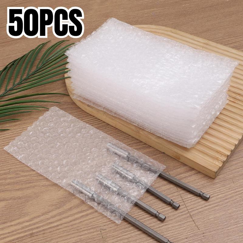 Bộ 50 phong bì bọc khí kích thước 15 x 20 cm, chất liệu PE, đệm bảo vệ, giảm…