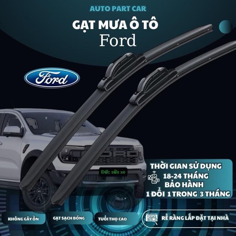  Gạt mưa FORD .2 Cần Gạt Mưa trước  Hàng Chính Hãng  Chính hãng  Gạt mưa silicon sương mềm lưỡi gạt cao su tự nhiên cao cấp ,bảo hành lỗi đổi trả 3 tháng độ bền dùng 1 năm đến 1 năm rữoi ford ranger ,Everest ,Ecospot,Focus,Fiesta,Escape. Vv 