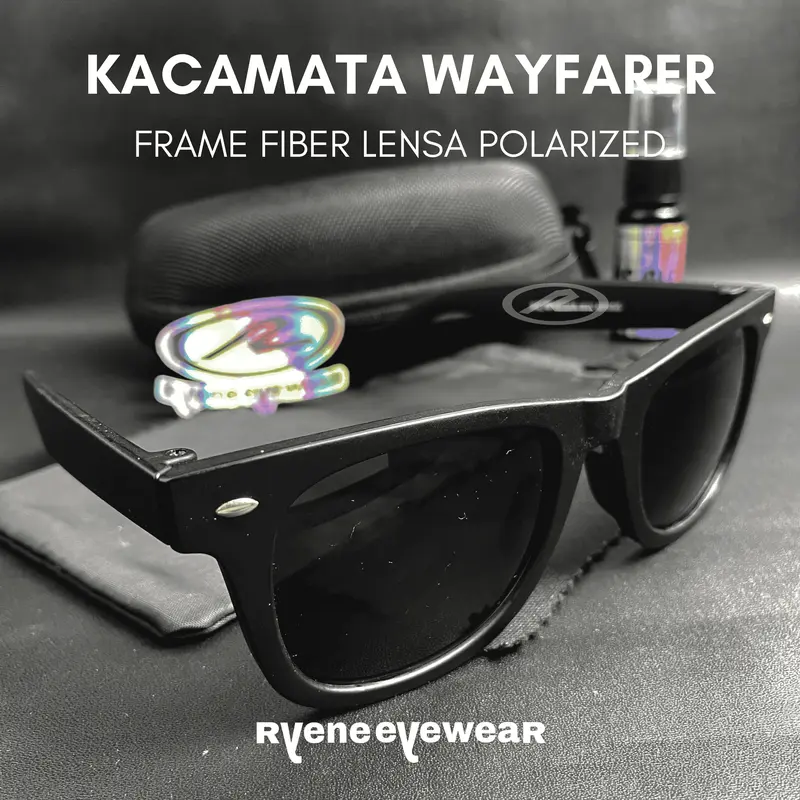 KACAMATA WARFARRER MIRING FRAME POLARIZED LENSA UV 400 ANTI SILAU - GANTI LENSA COSTUME - EYEWEAR, GLASSES 4