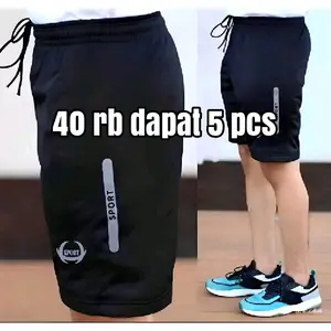 paket 5 pcs celana pendek kolor murah celana pendek olahraga Sport