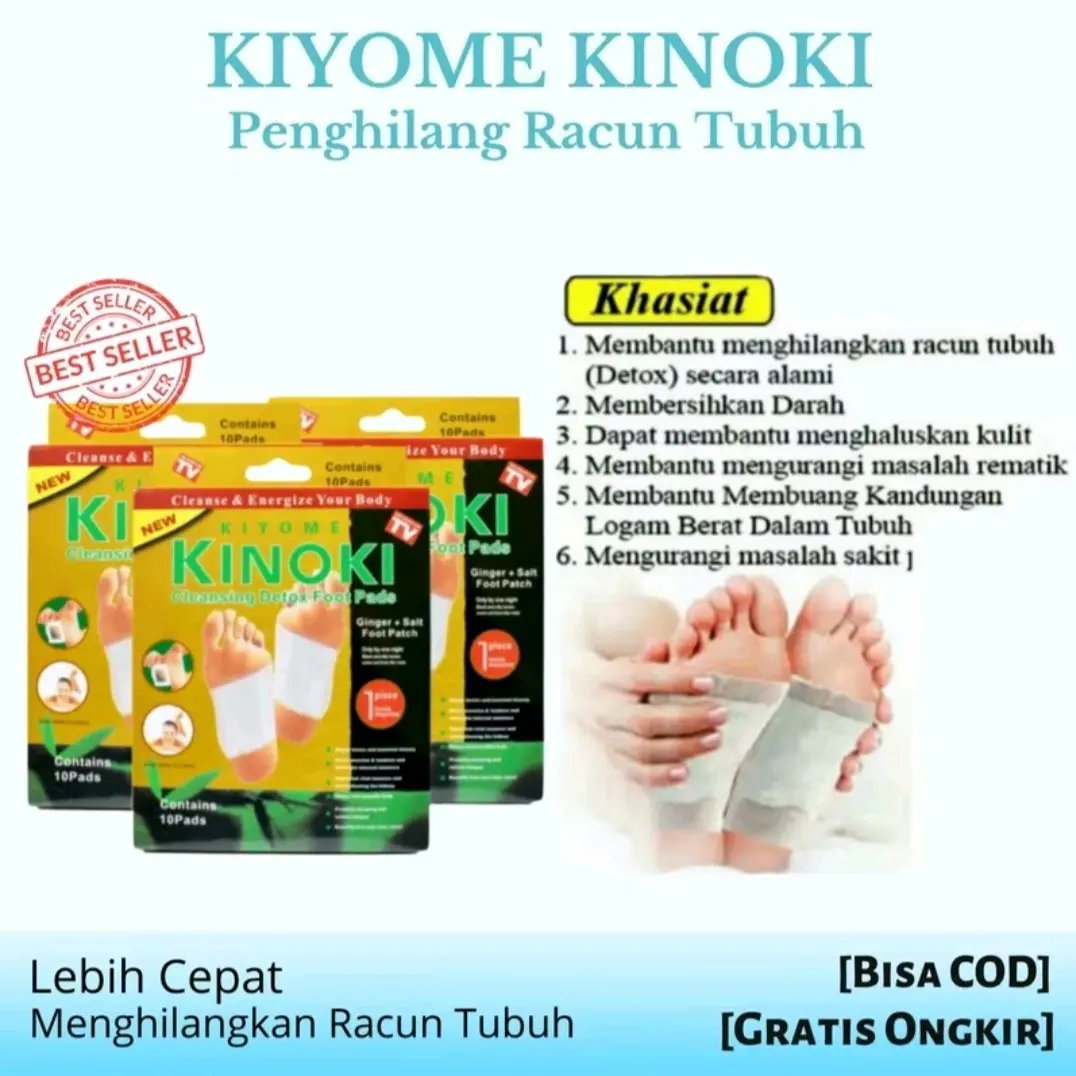 Koyo Kinoki GOLD Detox Koyo Penyerap Racun Tubuh (Paket 4Box)