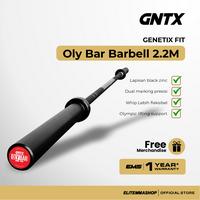 Gambar GENETIX FIT The OLY BAR Barbell 2.2m Special for Olympic Lifting dari ELITE MMA SHOP Kota Administrasi Jakarta Barat 1 Tokopedia