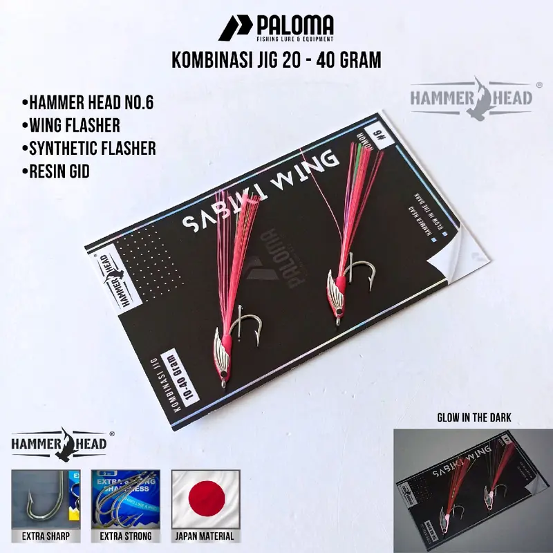 Sabiki Resin Wing Isi 2 Kail Nomor 6 Umpan kotrekan 4