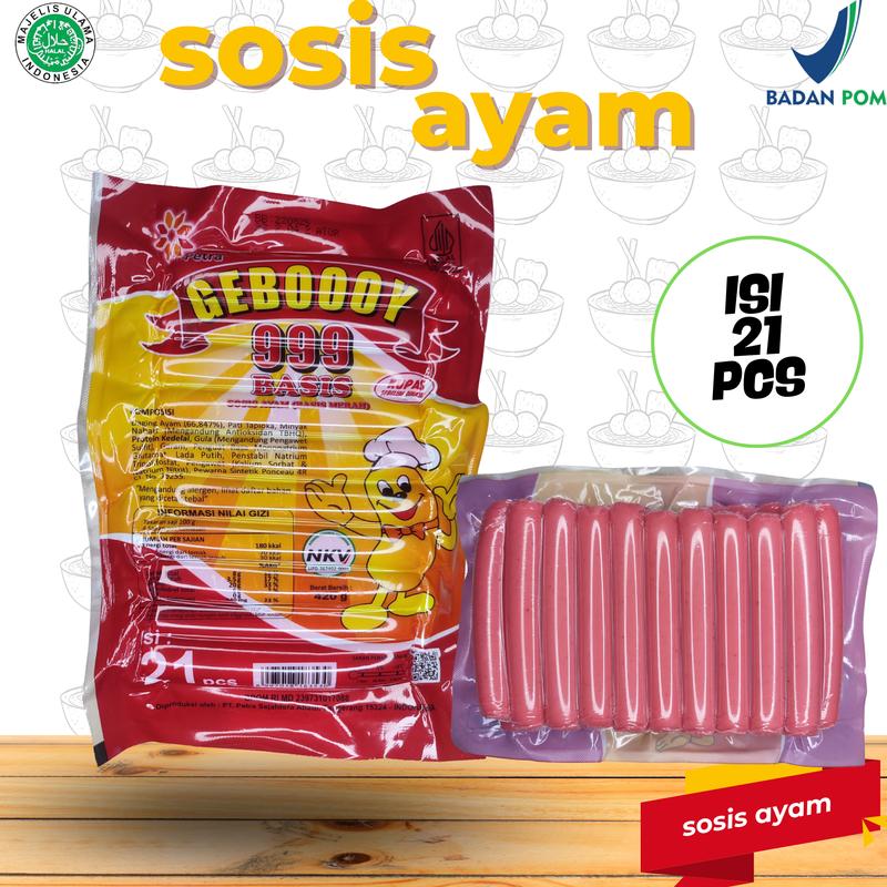 Product Introduction of Sosis Ayam Geboy Isi 21 Pcs Rasa Enak Muantap - Makanan - Food Aci Instan Makanan Food 0