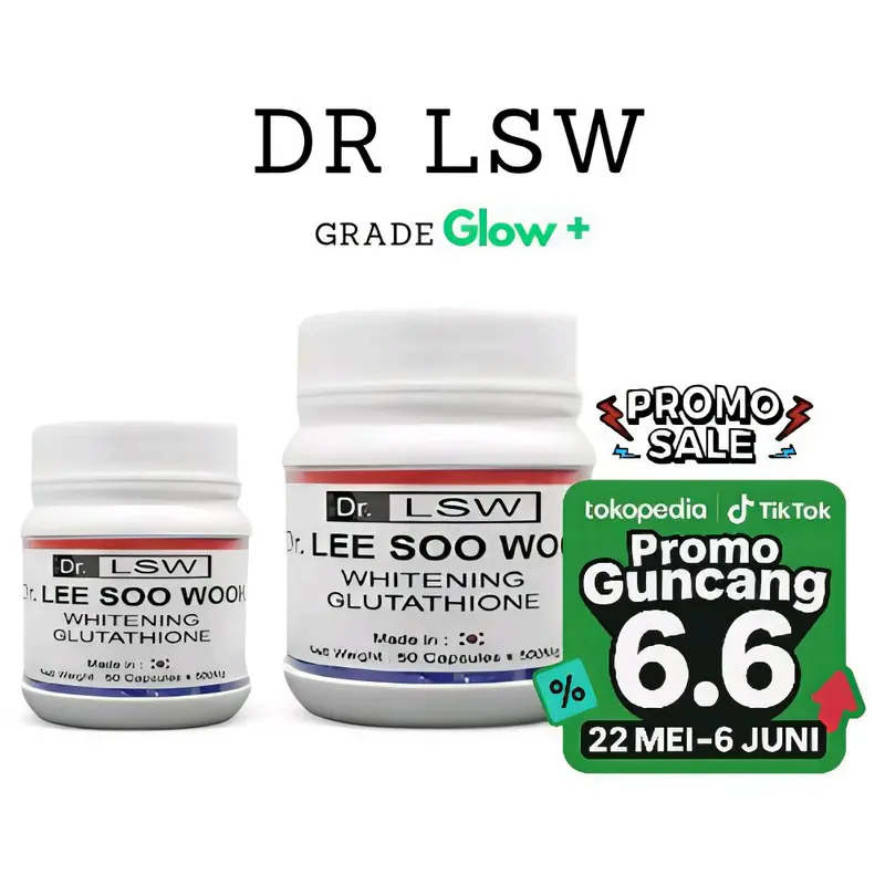 Kapsul Pemutih Badan Dr. Lsw Original (Grade Glow+) 0