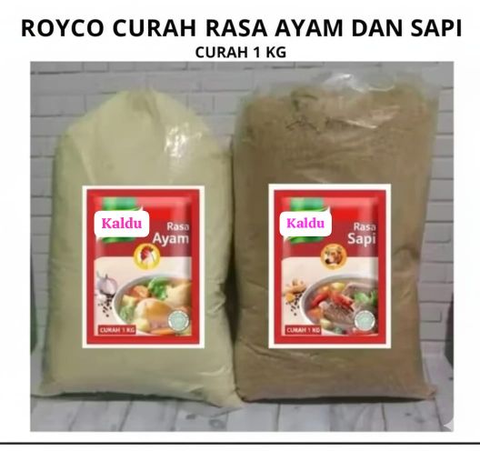 Royco Repack Rasa Ayam Dan Sapi 1Kg Penyedap Rasa Kaldu Curah Food Masakan bumbu dapur rempah