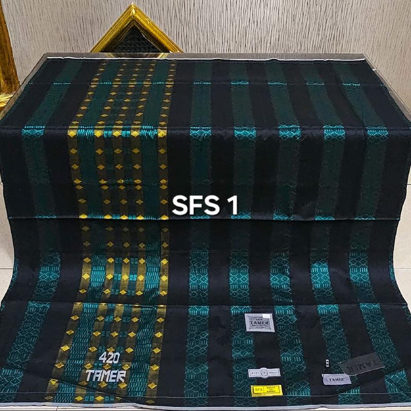 sarung tamer 420 full sutra songket mewah dewasa model bhs terbaru sgc sfs bahan halus Hitam Cokelat Navy Putih 6