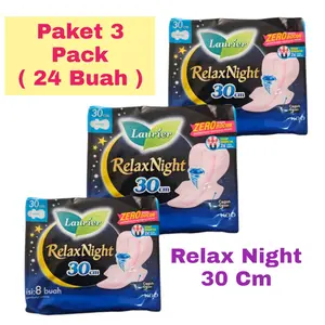 Paket Triple Laurier Relax Night 8s wing 30cm