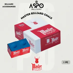 Master Chalk Billiard Kapur Billiard || Kapur Biliar Biru Stik Ball