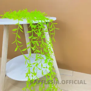 Bunga Daun Hoya Costa Hanging Leaf Bunga Plastik Bunga Palsu Dekorasi Artificial Rambat Urai Gantung