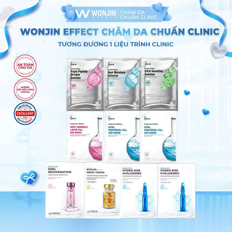 Combo 10 Mặt Nạ MIX Đủ Bộ Giúp Dưỡng Da Chuyên Sâu WonJin Mask 30g x10 [B3]
