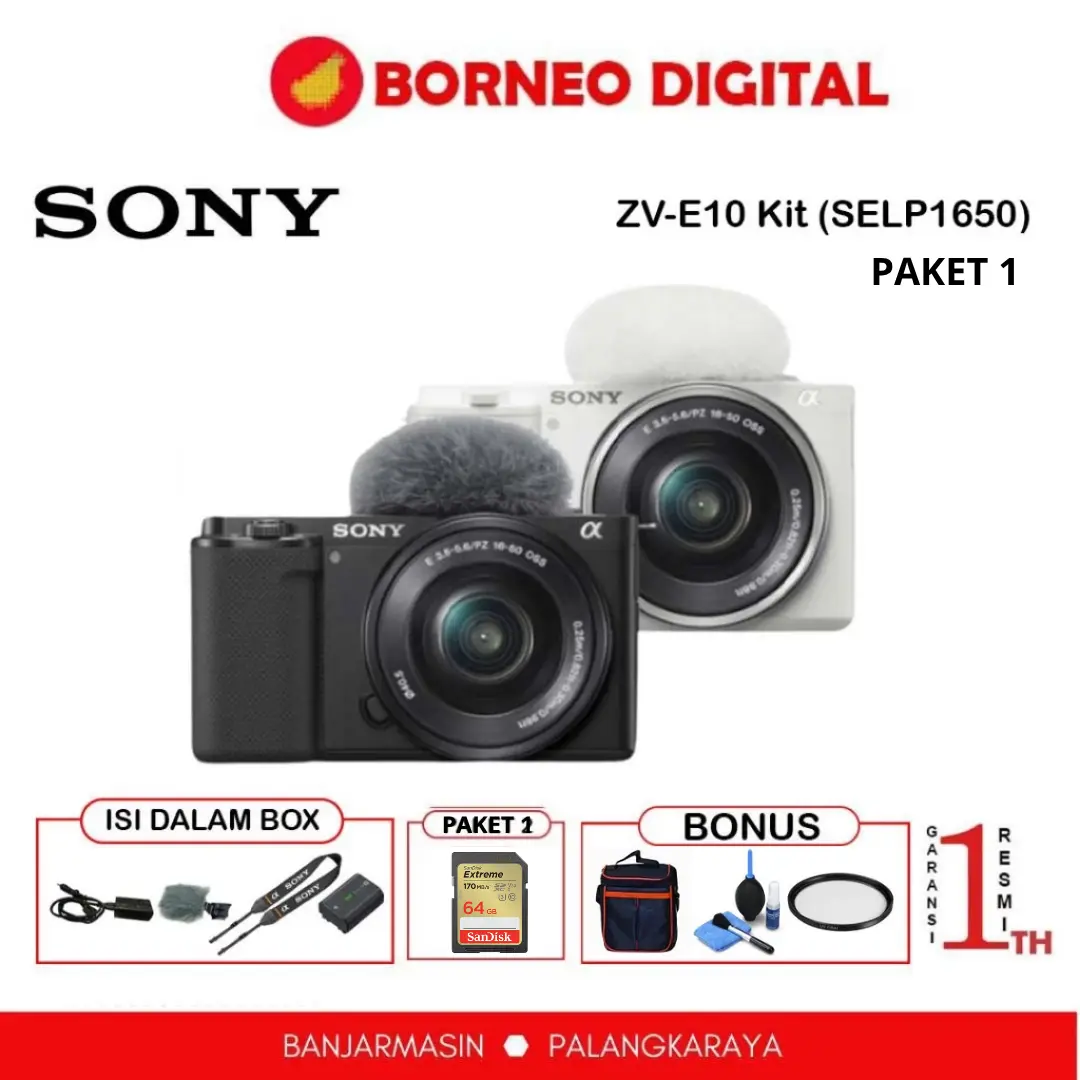 SONY ZV-E10 / ZV-E10 Mirrorless Vlog Camera