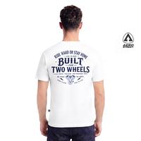 Gambar Aerostreet T-Shirt Ride Hard Putih Kaos Cotton Combed Premium Pria Lengan Pendek Premium Graphic T-Shirt Vintage Motor Bikers Casual Riders Club Series - Ride Hard Putih, M dari Aerostreet Kab. Klaten 1 Tokopedia