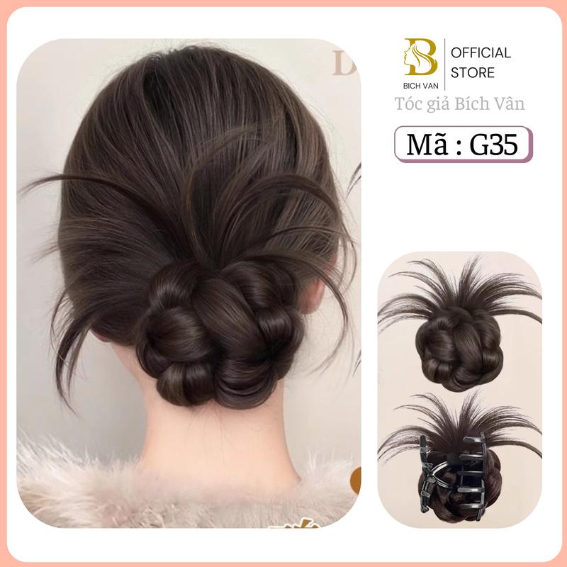Tóc giả kẹp càng cua Bích Vân , ngoạm tóc giả hottrend