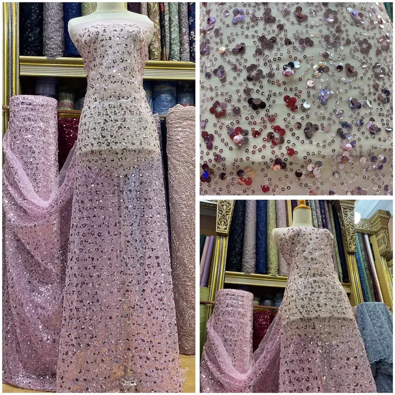 Tule Sequin Ruby. Full Sequin spangle 0