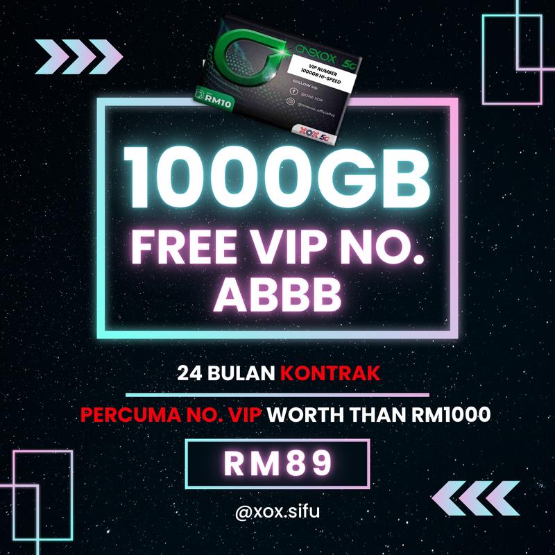 XOX ONEXOX 1000GB 4G/5G HIGH SPEED INTERNET PLAN 2 YEARS CONTRACT ...