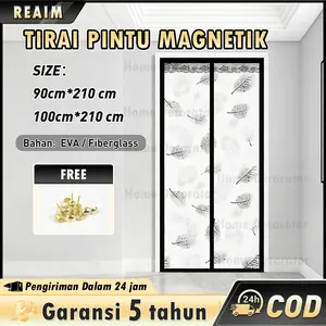 【Material Diperkuat & Dipertebal!​】Tirai Magnet Elegan Bahan PVC 90x210cm 100x210cm PVC Anti Nyamuk Kawat Nyamuk Magic Net Khusus Ruang AC Dapur Toilet