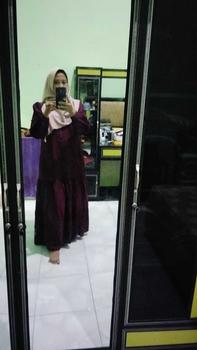 Product Review of Dress Lunna Dress Mahaira Premium Bahan Polo Linen Katun Premium Dress Wanita Muslim Dewasa Mewah  Pesta Elegant Gamis Kondangan Gaun Hitam Rayon Midi Navy Remaja Panjang Crinkle Basic Airflow from M**🥰 0
