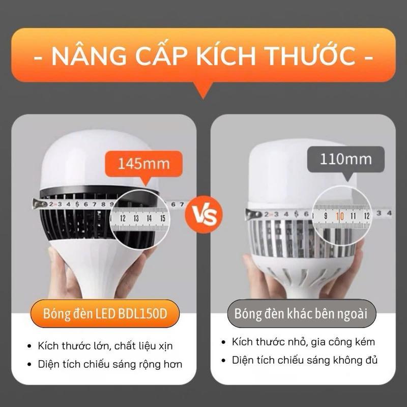 Bóng Đèn LED 150W Chiếu Sáng Rộng Tiết Kiệm Điện. Bảo Hành Lỗi 1 Đổi 1 2