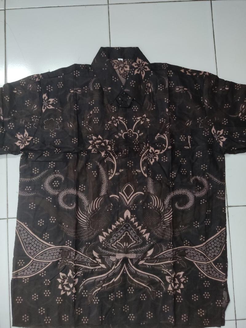 Product Introduction of [BISA COD] HEM BATIK PRIA BAHAN KATUN PRIMA Grade A - MOTIF KEKINIAN Cowok Formal casual Blue Shirts Baju Couple Seragam Kerja Keren 57