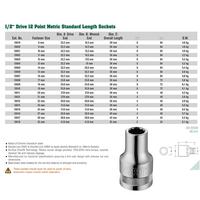 Gambar SATA TOOLS Socket Satuan 1/2 Inch 19 mm 12 point 13610 dari SATA OS Kota Administrasi Jakarta Utara 3 Tokopedia