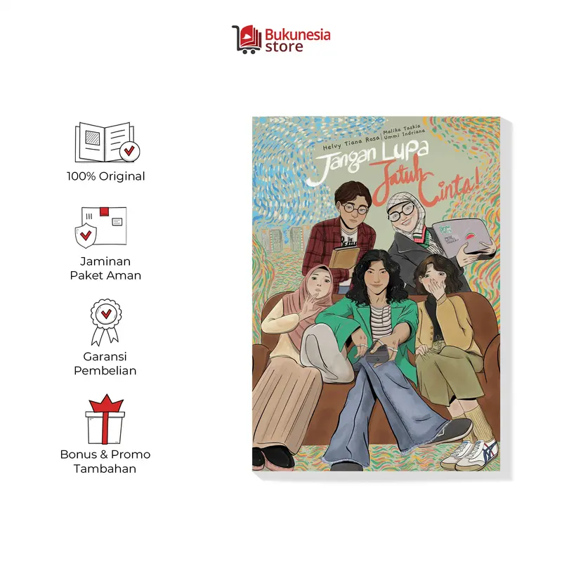 Buku Novel Remaja - Jangan Lupa Jatuh Cinta! karya Helvy Tiana Rosa (Bukunesia)
