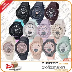 DIGITEC DG 4082 / DG-4082 / DG4082 / DG 3082 Watch Jam Tangan ORIGINAL Karet Rubber