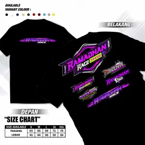 Baju kaos Ramadhan race 1447H 2026 - Atasan pria wanita - kaos lengan pendek - sablon dtf - bahan adem - murah - cod