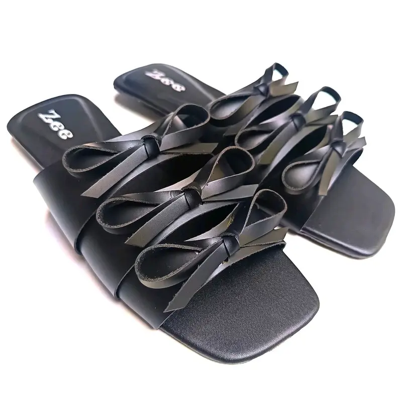 teplek motif tali Sendal Karet mewah Sandal Wanita 0