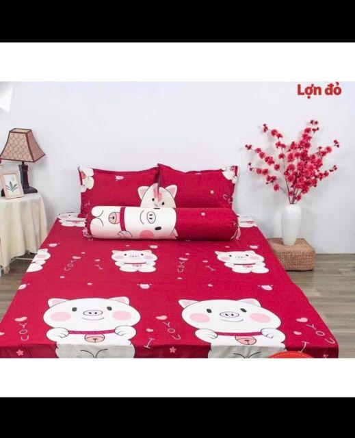 Product Introduction of BỘ 4 MÓN GA CHUN, VỎ GỐI - CHẤT LIỆU COTTON POLY - MẪU CHÚ HEO / LỢN XINH. 12