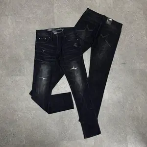 Celana Jeans DREAM STORY STAR LOGO BORDIR denim High Quality Slim Fit Stretch