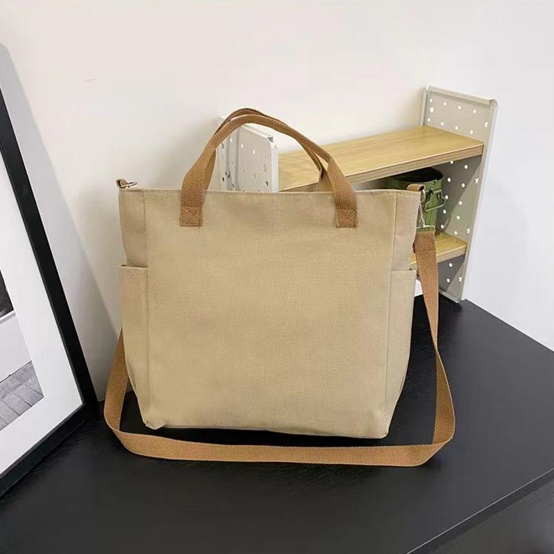 Product Introduction of Túi Vải Tote Nhật Bản, Dày Dặn, Nhiều Ngăn, Phong Cách Thường Ngày Thích Hợp Cho Học Sinh, Có Thể Mang Theo Bằng Tay Hoặc Đeo Một Bên Vai, Túi Đeo Chéo, Lý Tưởng Cho Trường Học, Thiết Kế Đơn Giản 20