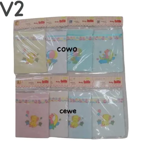 Waslap Bayi Baby Bib Kotak/Waslap Tangan Mandi Bayi Bahan Lembut /Waslap Bayi 1