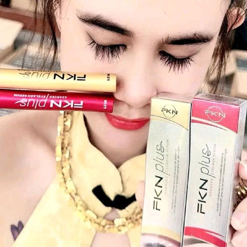 FKN Plus DƯỠNG MI & MÀY Phiên Bản Cao Cấp Mới Nhất 2025 Gấp 10 Lần Dưỡng Chất 6ml Hỗ Trợ Mọc Lông Con Dài Mi Mày Serum Dưỡng Mi & Mày FKN Plus