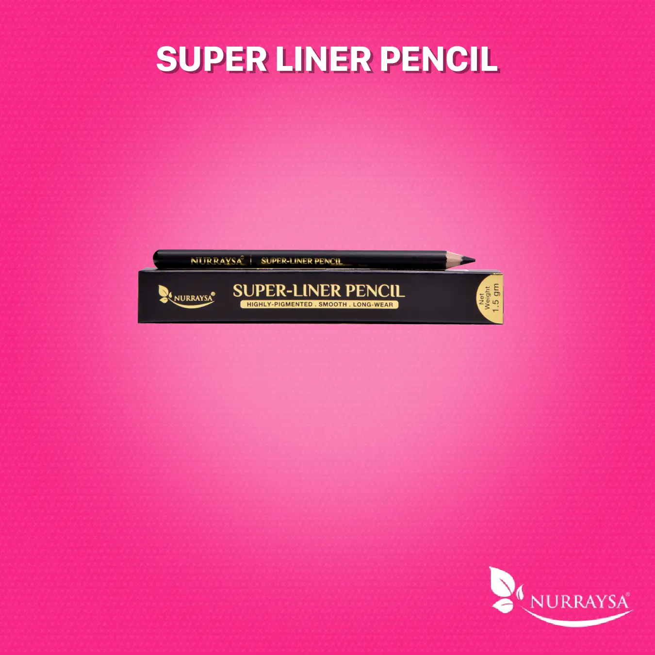 NURRAYSA SUPER LINER PENCIL Smudgeproof Lipliner Makeup Cosmetic Color