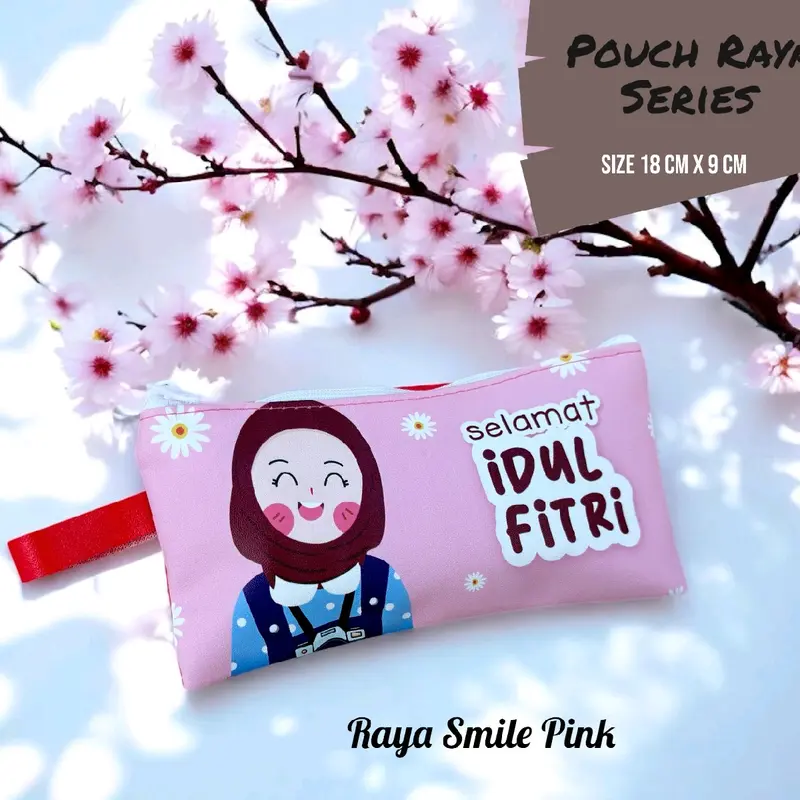 DOMPET POUCH RAYA SERIES DAPAT 6 PCS RANDOM MOTIF 8