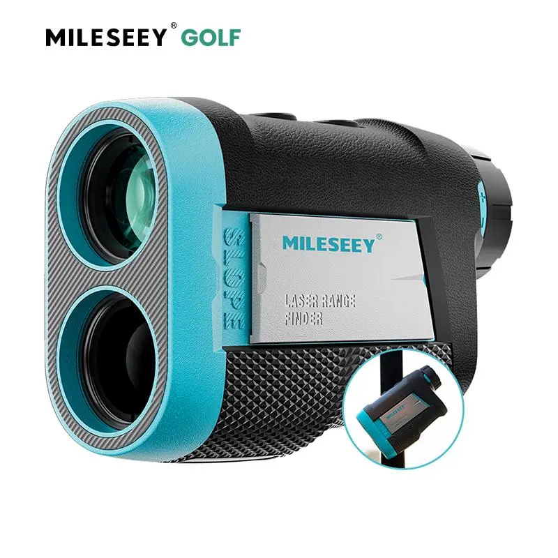Mileseey PF260 Laser Golf Rangefinder - Rechargeable with Flag Lock Pulse Vibration, Slope Switch, Magnetic Mount, and Professional-Grade Performance