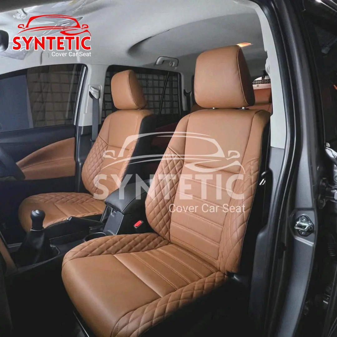 avanza - sarung Jok Mobil Toyota Avanza Lengkap Full Set 3 Baris - Oscar Grade A