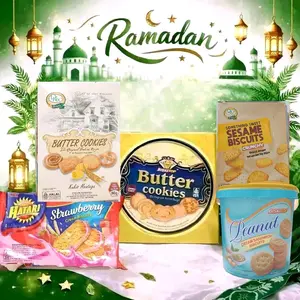 PAKET BISKITOP BUTTERCOOKIES 700GRAM DAN PEANUT 5 MACAM