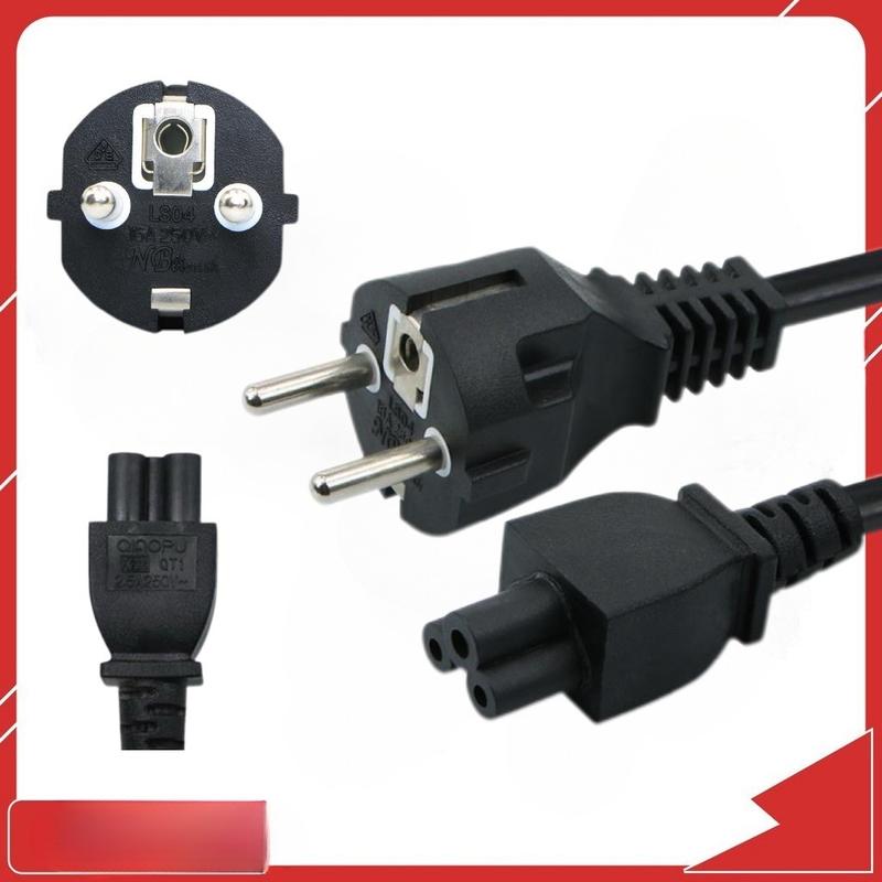 Dây nguồn máy tính pc nồi cơm điện 2 3 chấu xịn điện nguồn - Dây Nguồn 3 Cửa Tròn Cho Sạc Laptop 3 Chân Loại