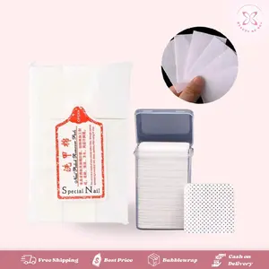 KAPAS KUKU NAIL ART WIPES Nail Art Cotton Pads Anti Serat Nail Remover