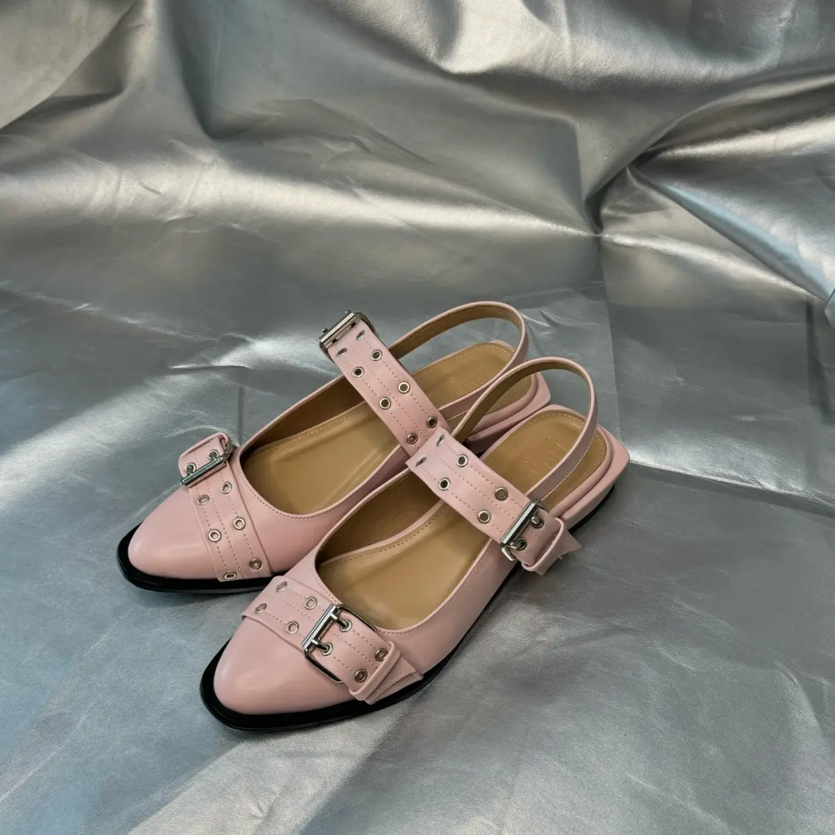 eLshoez - Jezy flatshoes sandal sepatu wanita hak teplek doff tali casual heels cod