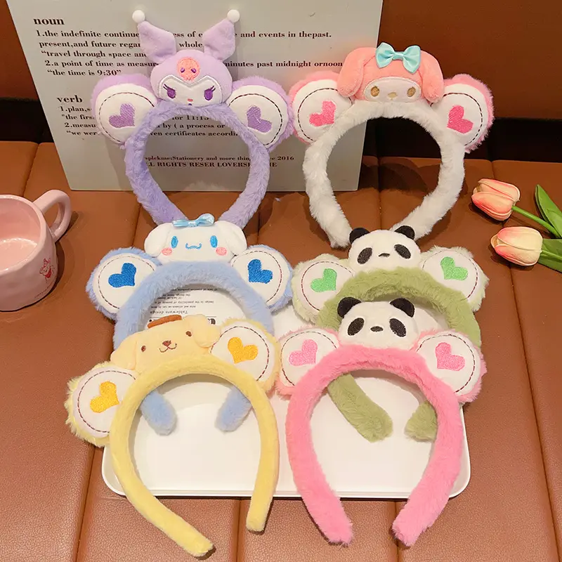 ที่คาดผมตุ๊กตา Kulomi น่ารัก สำหรับเด็กและเด็กหญิง ที่คาดผมบีบอัดหัวขาด สไตล์ใหม่