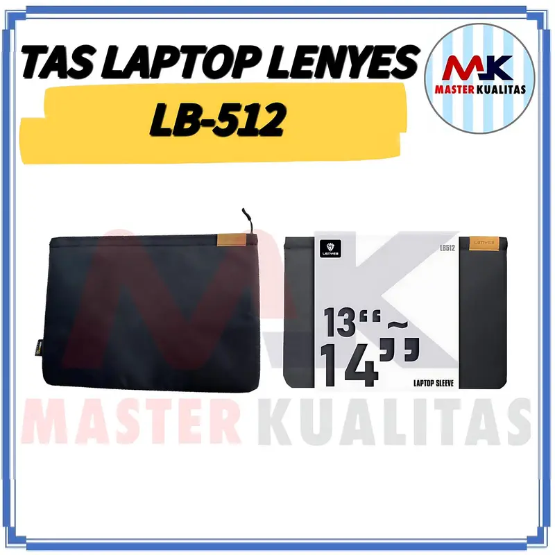 MK - Tas Laptop LENYES LB512 Handle Bag Sleeve Cover Pelindung Notebook Tablet Max 14inch 0