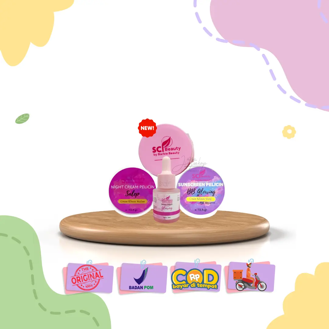 SCI Barbie Beauty Salep Pelicin Wajah - Cream Malam - Barbie Beauty Sunscreen bb Glowing - Pemutih Wajah