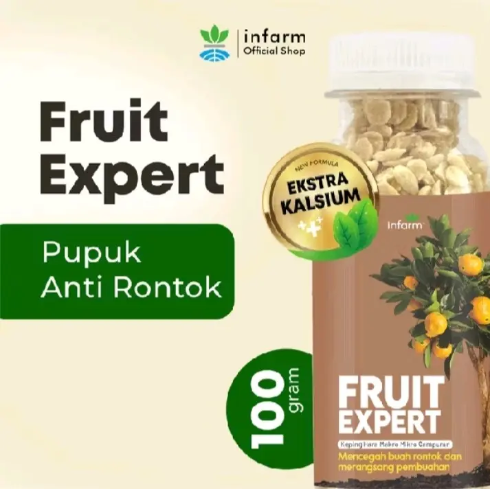 Infarm - Kalsium Pupuk Fruit Expert Asupan Nutrisi Perangsang Buah 100 gram