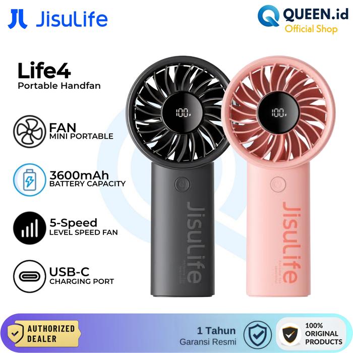 Jual JisuLife Life4 Handheld Fan Kipas Angin Genggam Mini Portable 5 ...