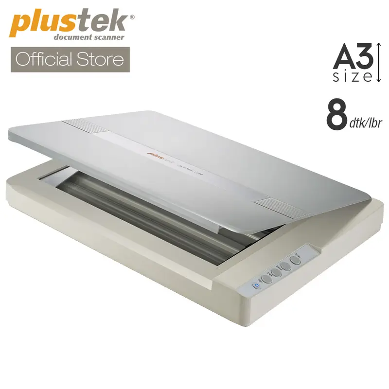 Scanner Plustek OpticSlim 1180 - 8 Detik/lembar (A3) 0